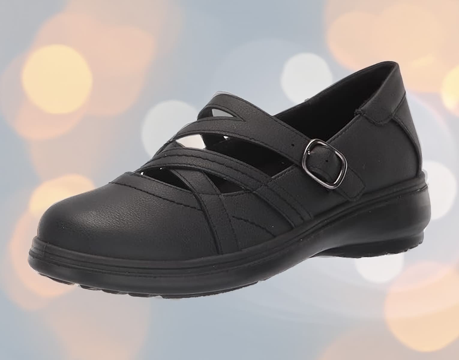 Easy Street Women's Wise Mary Jane Flat