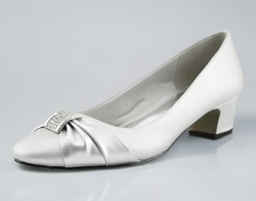 Easy Street Womens Eloise Faux Leather Dressy Block Heel

